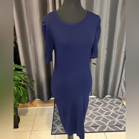 Guilty Royal Blue dress size M - Picture 2 of 4